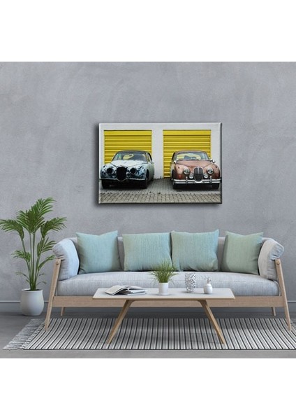 Klasik Arabalar Canvas Tablo modelleri