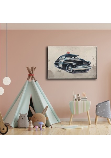 Sheriff Cars Kanvas Tablo fiyatları
