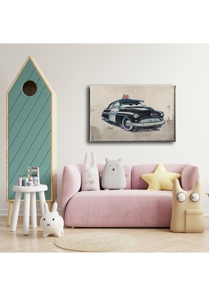 Sheriff Cars Kanvas Tablo fırsatları