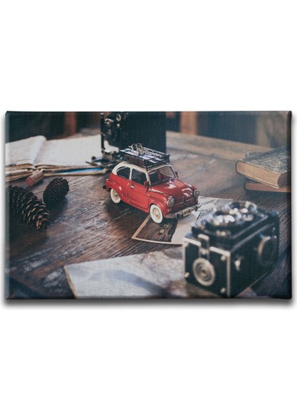 Klasik Vosvos Araba Canvas Tablo
