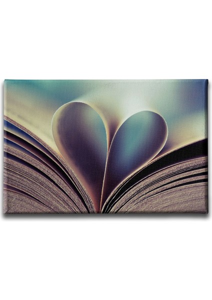 Kitap - Kalp Kanvas Tablo