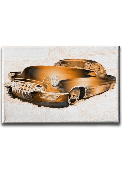 Klasik Araba Canvas Tablo