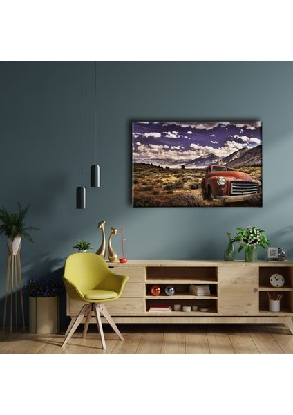 Klasik Araba Canvas Tablo fiyatları