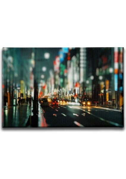 City - Cadde Canvas Tablo