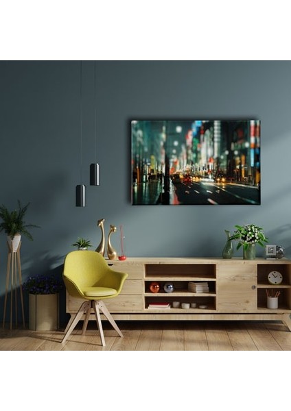 City - Cadde Canvas Tablo