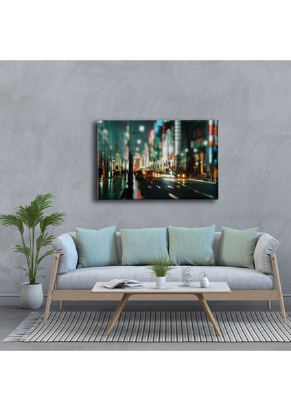 City - Cadde Canvas Tablo