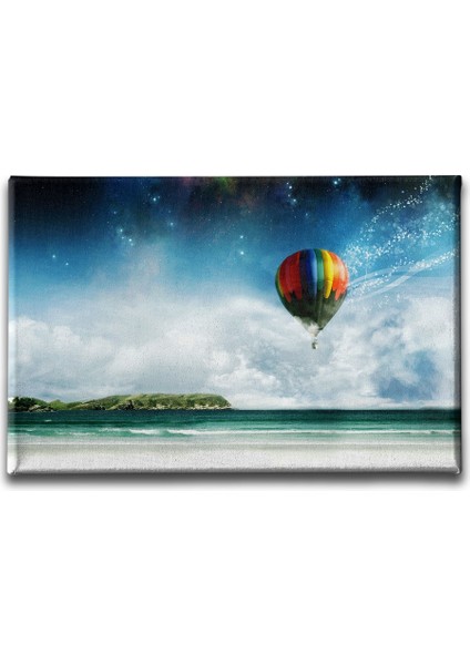 Uçan Balon Manzara Tablo