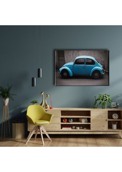 Mavi Vosvos Canvas Tablo fiyatları