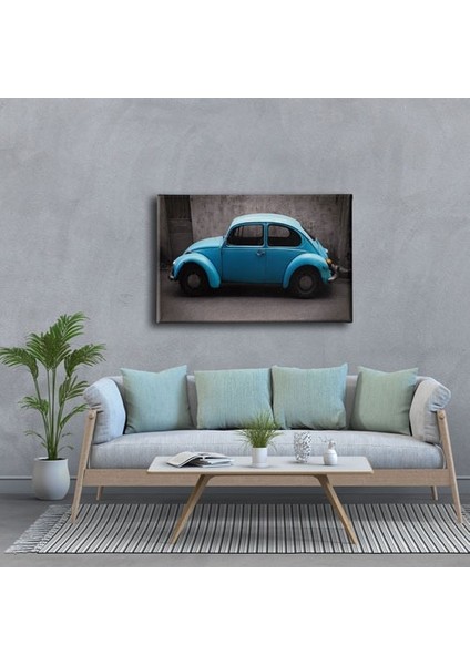 Mavi Vosvos Canvas Tablo modelleri