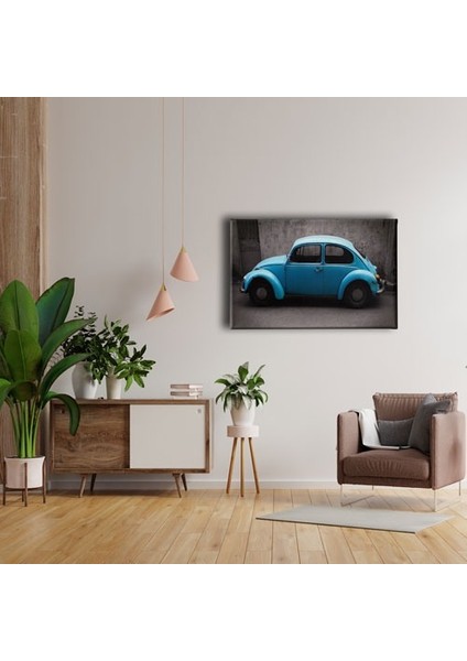 Mavi Vosvos Canvas Tablo fırsatları