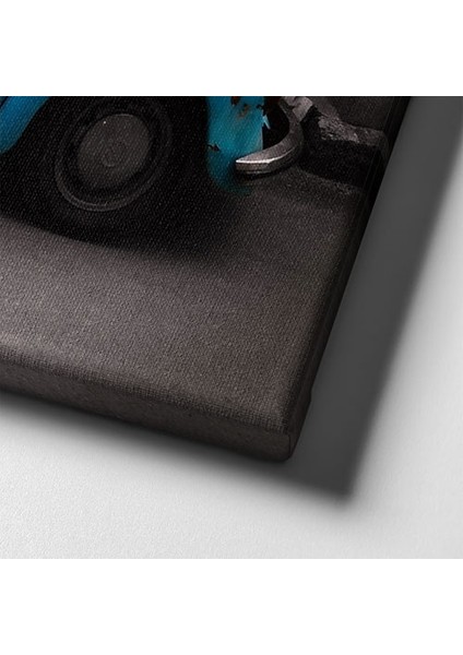 Mavi Vosvos Canvas Tablo indirimleri