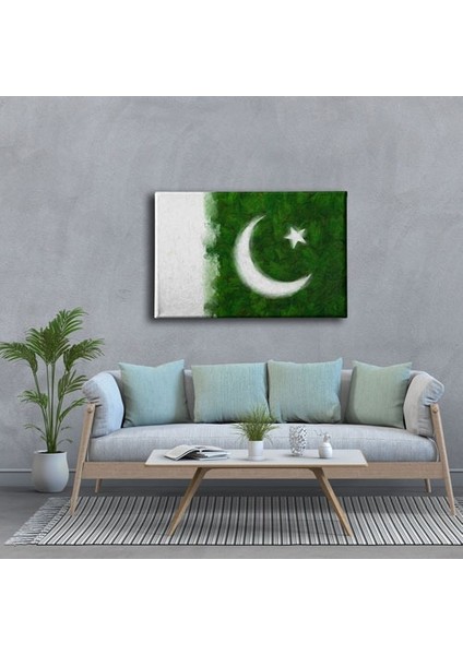 Pakistan Bayrağı Kanvas Tablo modelleri