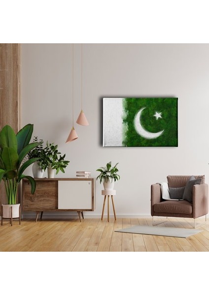 Pakistan Bayrağı Kanvas Tablo fırsatları