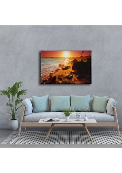 Gün Batımı Manzara Tablo modelleri
