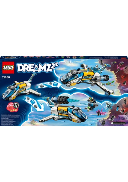 ® DREAMZzz Bay Oz'un Uzay Otobüsü 71460 - 9 Yaş ve Üzeri Macera Sever Çocukların 2 Farklı Şekilde Inşa Edilebileceği Bir Okul Otobüsü Içeren Yaratıcı Oyuncak Yapım Seti (878 Parça)
