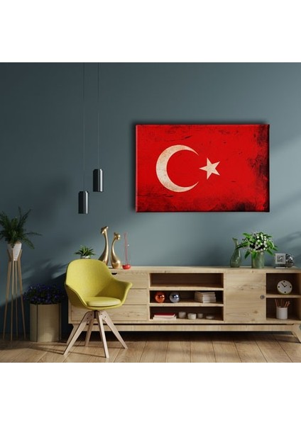 Türk Bayrağı Kanvas Tablo fiyatları