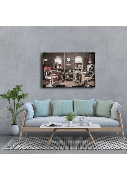 Berber Yağlı Boya Kanvas Tablo modelleri