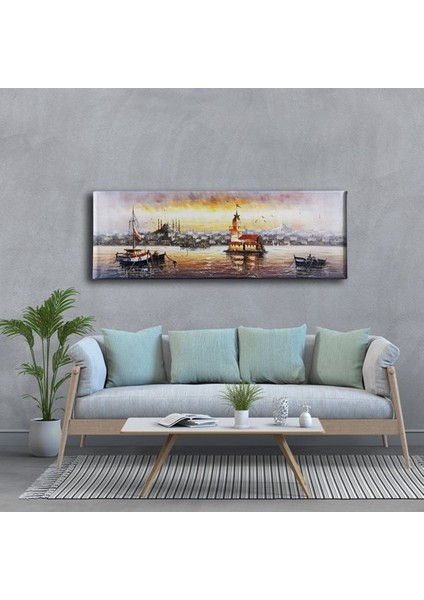 Istanbul Manzara Panoramik Kanvas Tablo fiyatları
