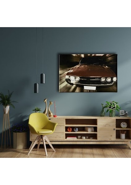 Klasik Araba Canvas Tablo fiyatları