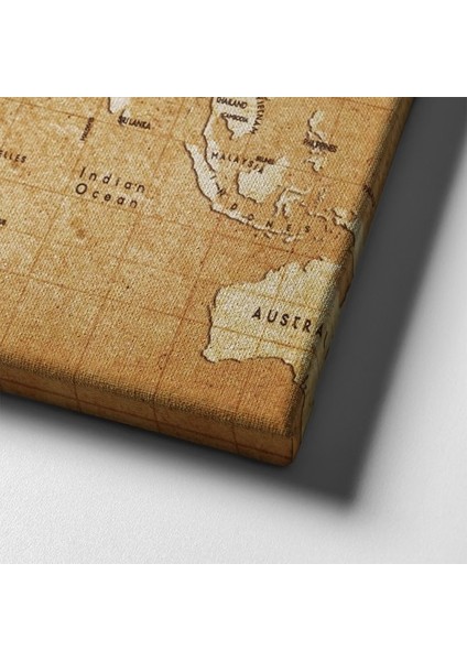 Nostaljilk Harita ve Pusula Canvas Tablo indirimleri