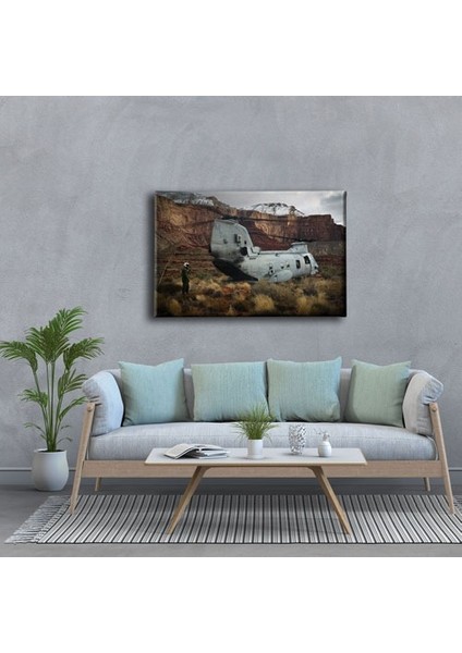 Askeri Helikopter Canvas Tablo modelleri