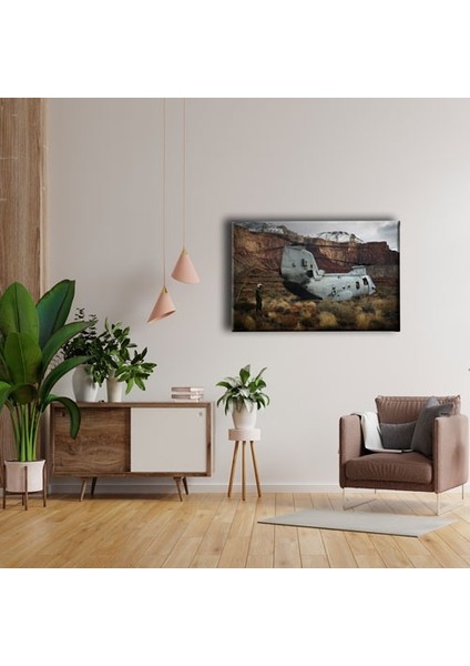 Askeri Helikopter Canvas Tablo fırsatları