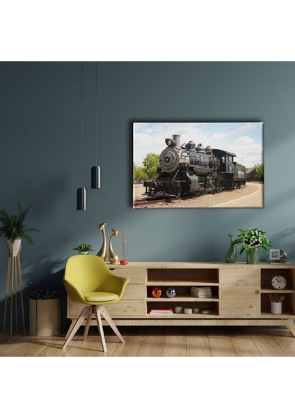 Kara Tren Canvas Tablo