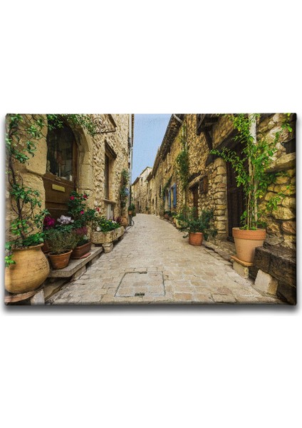 Taşra Sokağı Manzara Tablo
