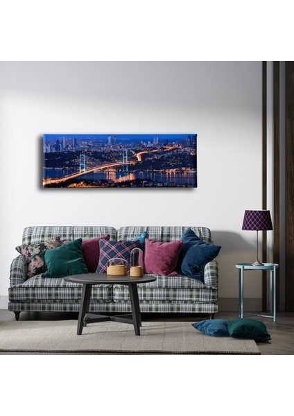 Istanbul Manzara Panoramik Kanvas Tablo modelleri