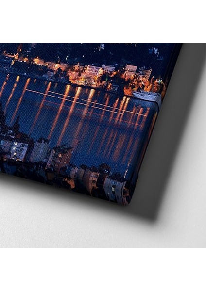 Istanbul Manzara Panoramik Kanvas Tablo indirimleri