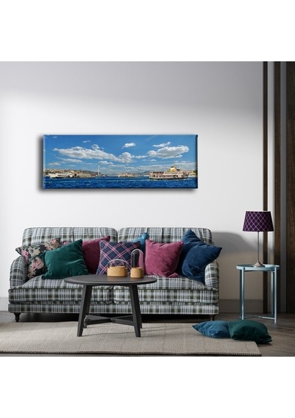 Boğaz Manzara Panoramik Kanvas Tablo modelleri