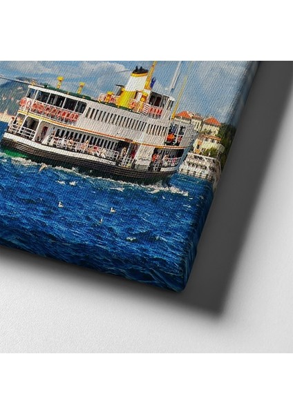 Boğaz Manzara Panoramik Kanvas Tablo indirimleri