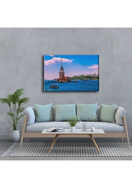 Istanbul Kız Kulesi Canvas Tablo