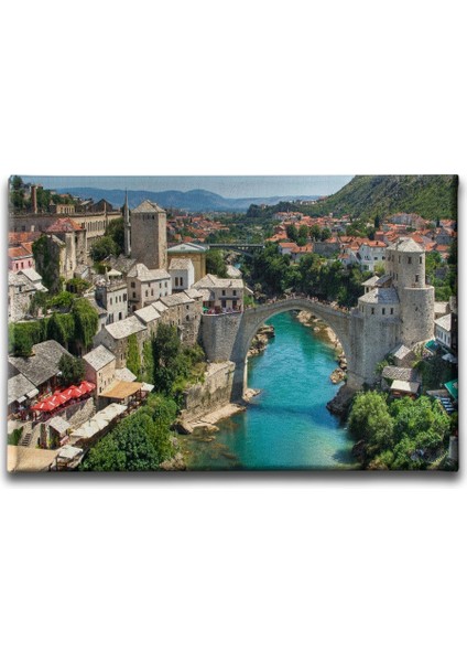 Mostar Köprüsü Kanvas Tablo