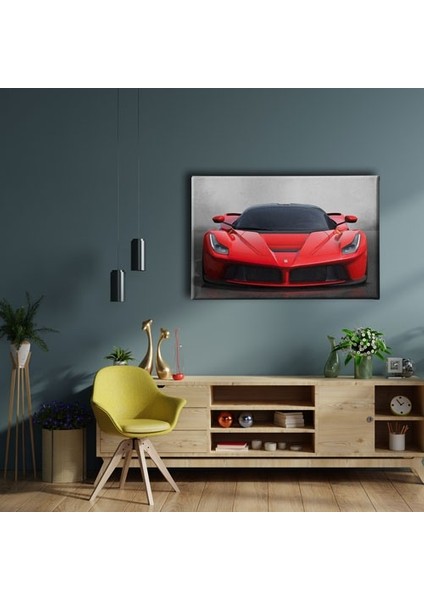 Kırmızı Ferrari Canvas Tablo fiyatları