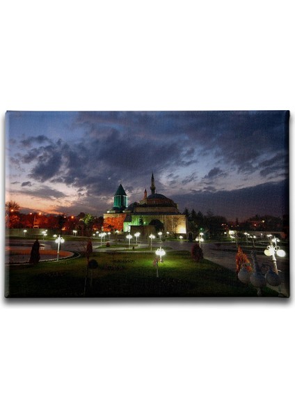 Mevlana Müzesi Gece Manzara Tablo