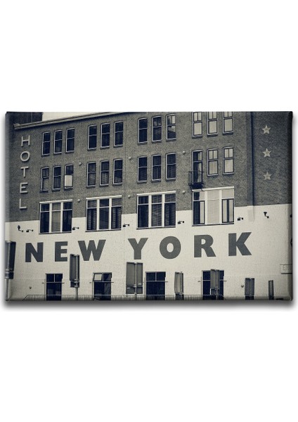 New York Hotel Canvas Tablo
