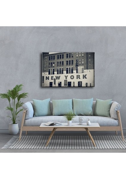 New York Hotel Canvas Tablo