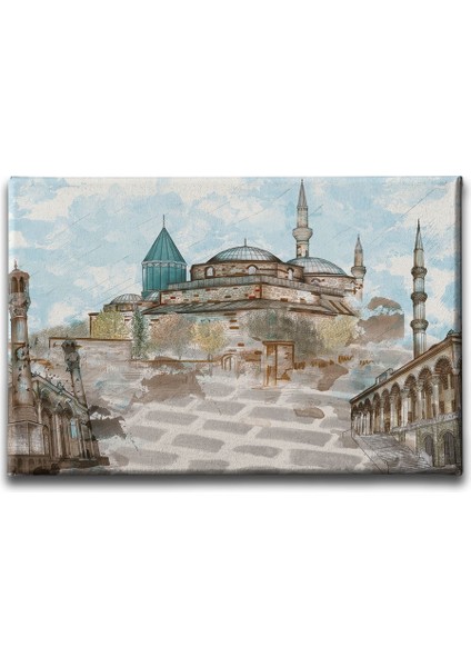 Mevlana Müzesi Sultan Selim Cami ve Aziziye Cami Tablo