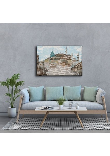 Mevlana Müzesi Sultan Selim Cami ve Aziziye Cami Tablo