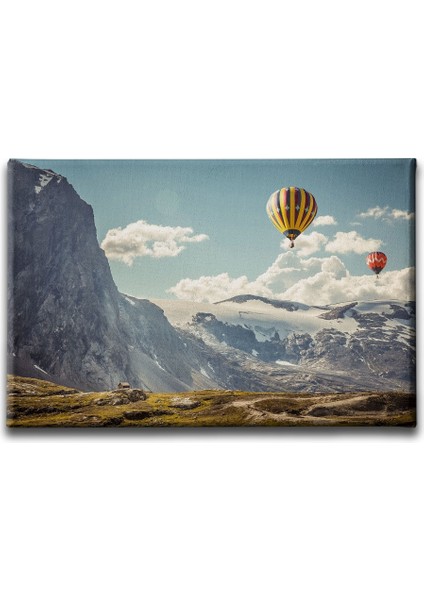 Uçan Balon Manzara Tablo