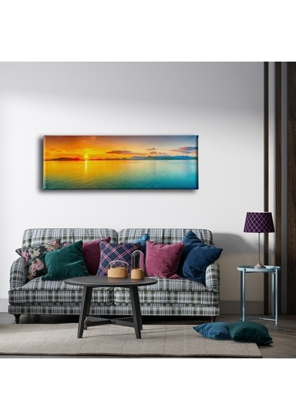 Gün Dönümü Panoramik Kanvas Tablo modelleri