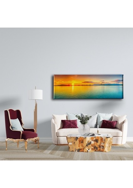 Gün Dönümü Panoramik Kanvas Tablo fırsatları