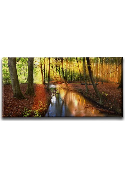 Gün Batımı Panoramik Kanvas Tablo