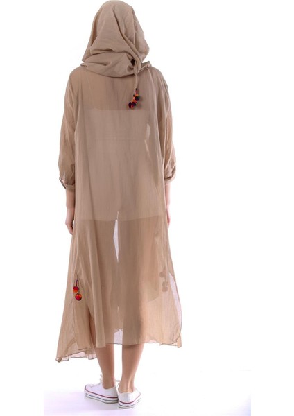 Cadı Kapüşonlu Bohem Kimono&kaftan