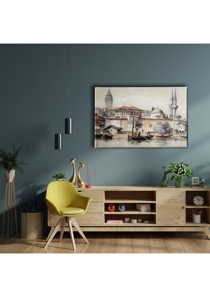 Eski Istanbul Yağlı Boya Kanvas Tablo fiyatları