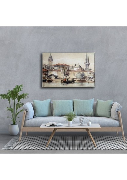 Eski Istanbul Yağlı Boya Kanvas Tablo modelleri
