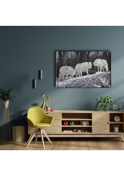 Kurtlar Kanvas Tablo fiyatları