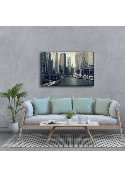 Chicago City Canvas Tablo