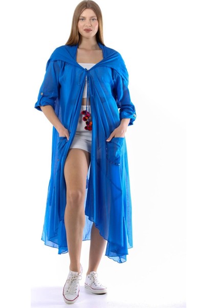 Cadı Kapüşonlu Bohem Kimono&kaftan